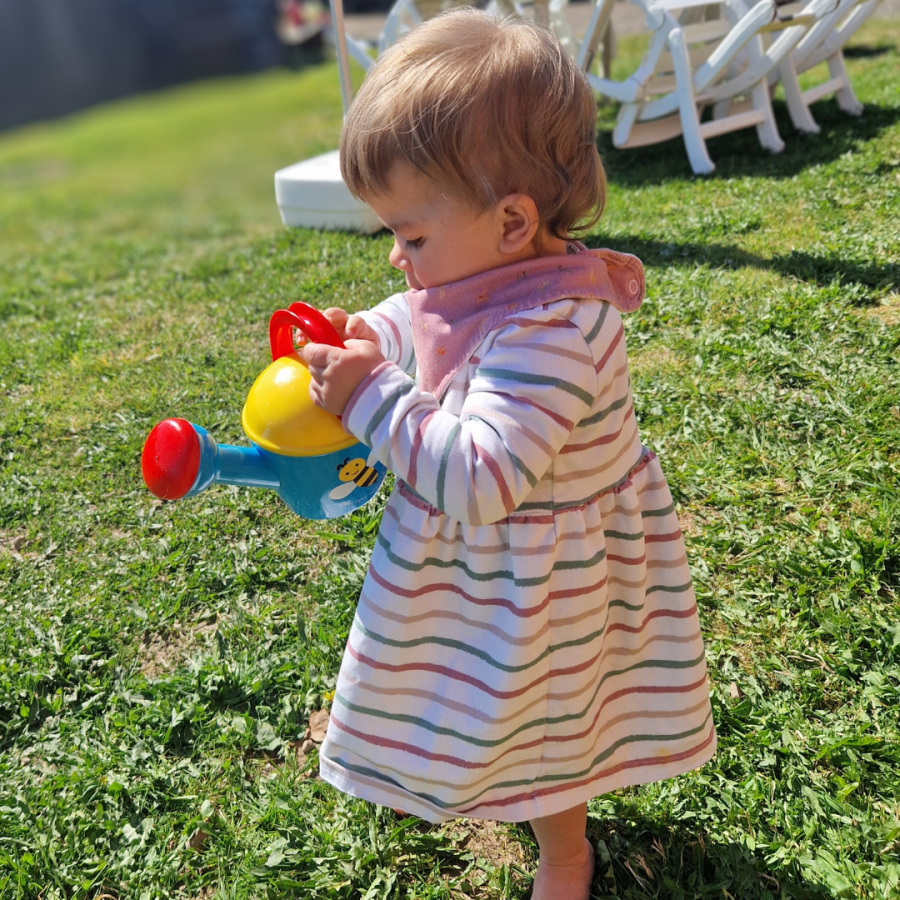 Basic Kleid Streifen 86-128